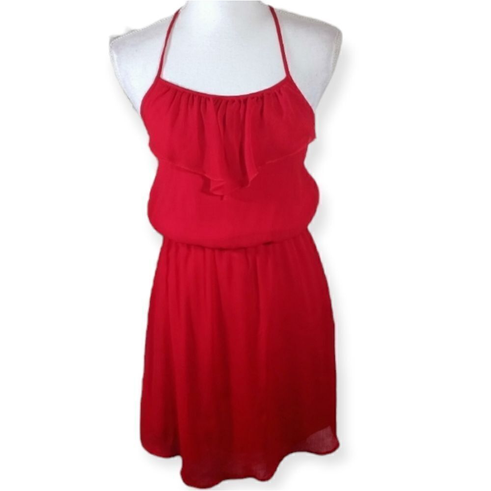 NO BOUNDARIES RED DRESS SZ.S EUC